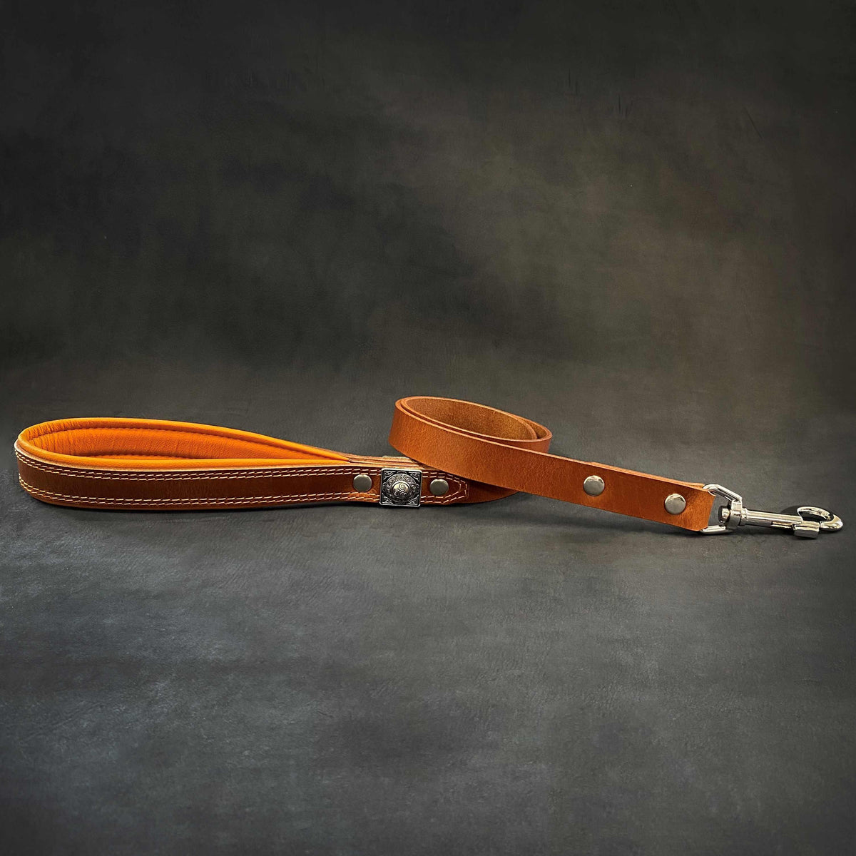 Eros Leather Leash — Brown (1 Inch)