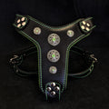 Bijou Harness — Black & Green (Small to Medium)