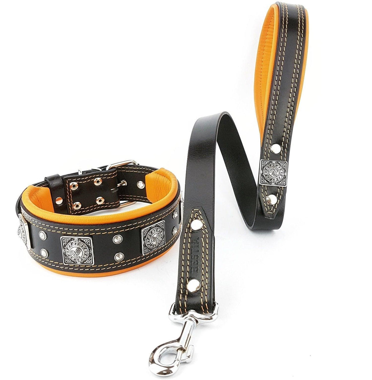 Eros Collar — Black & Orange (2.5 Inch)