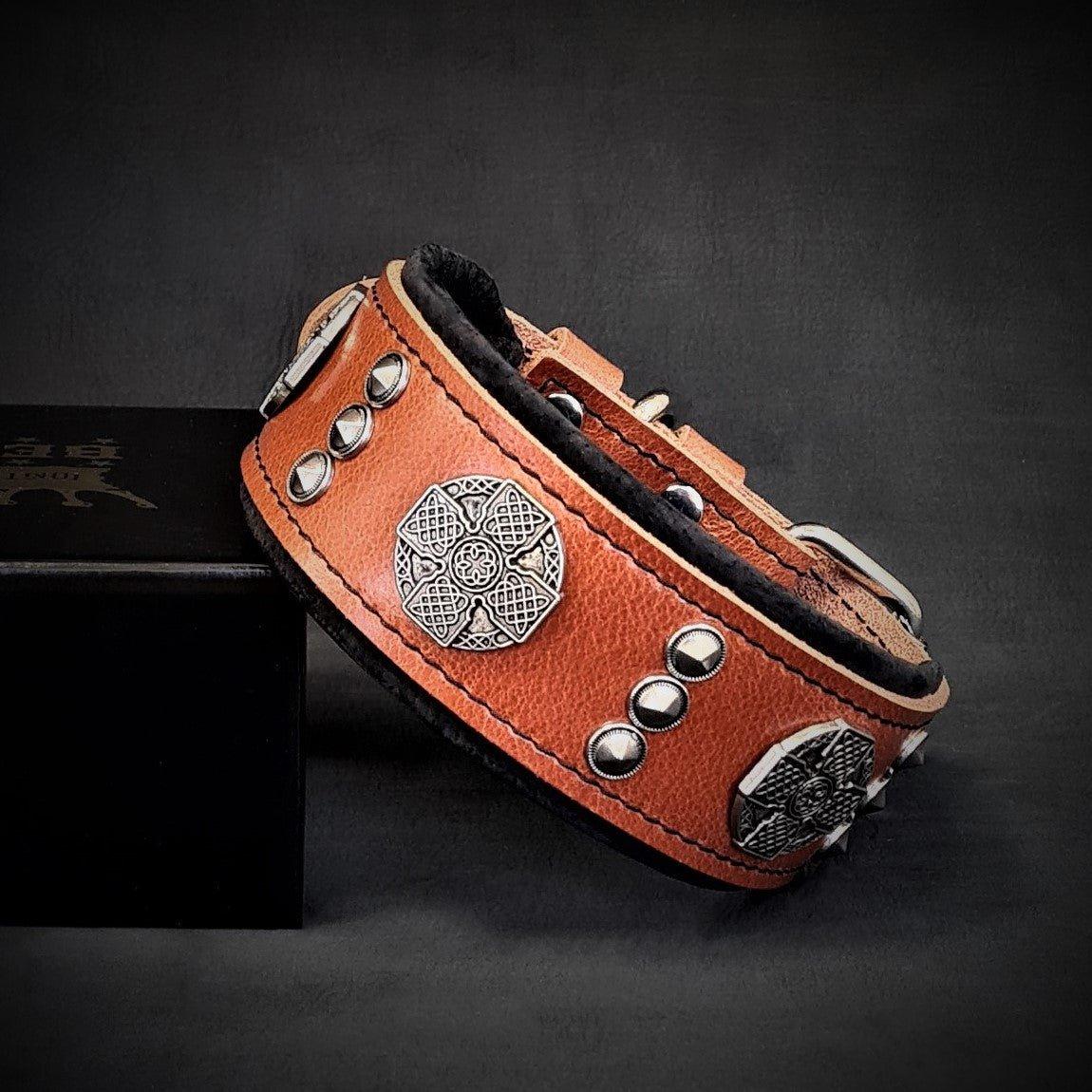 Maximus Collar — Black & Silver (2 Inch)