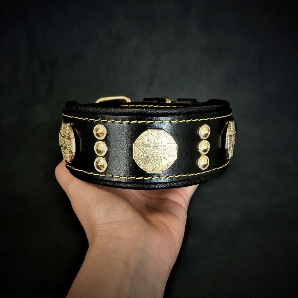 Maximus Collar — Gold Hardware (2 Inch)