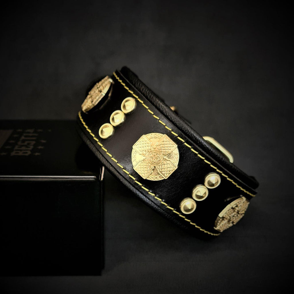 Maximus Collar — Gold Hardware (2 Inch)