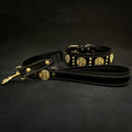 Maximus Collar — Black & Gold (2.5 Inch)